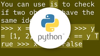 How do I check if two variables reference the same object in Python?