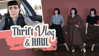 Retro Thrifting Vlog \u0026 Haul // Hunting for Vintage in the Wild!