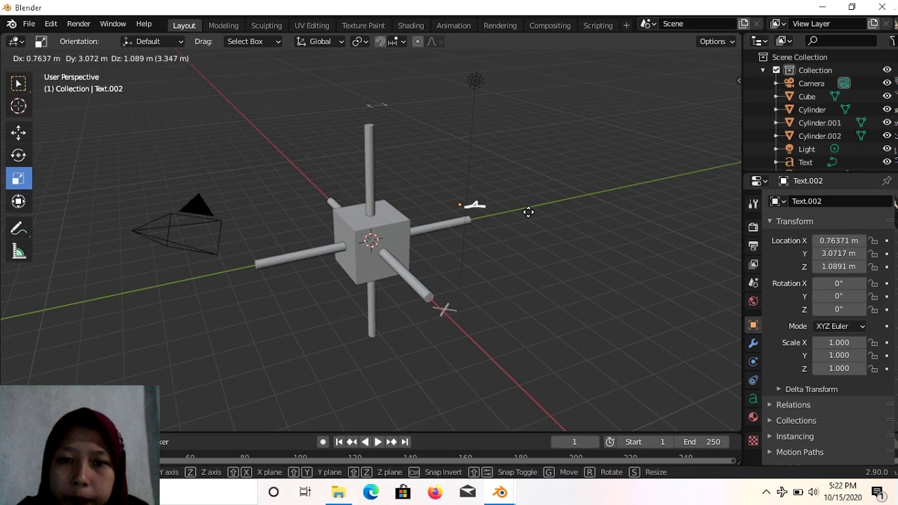 3D Blender Latihan 1 - YouTube