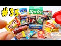 Unboxing Miniature Wafer Food Set | Mini American Chooco Candies & Biscuits | Dollhouse Miniatures