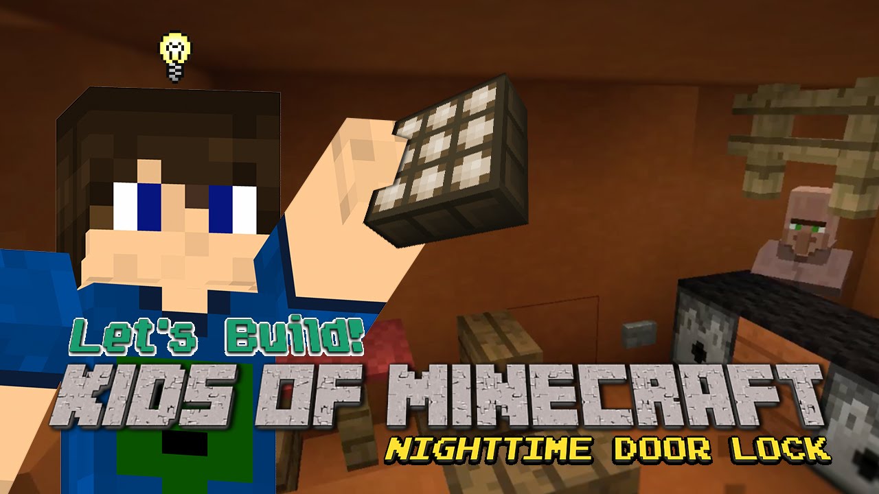 Minecraft Nighttime Door Lock Let S Build Youtube