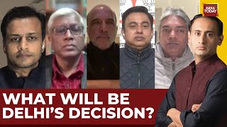 NewsTrack Debate: Will Exit Poll Projections Hold Or Will Delhi Spring A Surprise? | Election Result