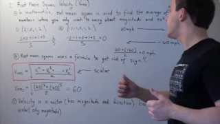 Root Mean Square Velocity