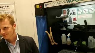 Scarpavapor No Limits shoe cleaning demonstration