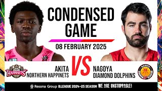 Akita Northern Happinets vs. Nagoya Diamond Dolphins - Condensed Game