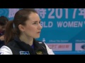 2017 World Womens Curling Championship - Russia (Sidorova) vs. Canada (Homan)