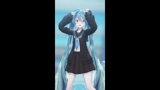 【MMD】 ミクちゃんのさくゆいたいそう!! #shorts