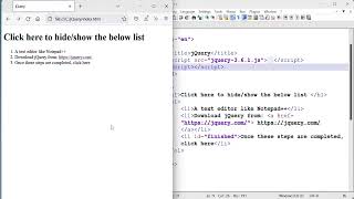 jQuery 5: Link to an external jQuery file