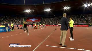 Complete Women's Javelin Throw Final.  Zürich Diamond League, Day 2, Letzigrund, September 9, 2021.