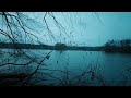 relaxing winter rain walk thunderstorm sounds for sleep u0026 stress relief asmr