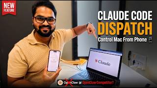 How to Use Claude Dispatch — Control Your Computer From Your iPhone | An OpenClaw Competitor #claude