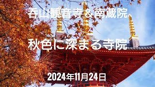 吞山観音寺&南蔵院 秋色に深まる寺院 2024年11月24日 4K