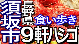 長野ゆる旅　須坂市で９軒ハシゴして食い歩き満喫