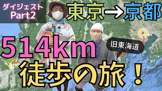 東京から京都まで514km歩いてみた【東海道でしょう】Part2　神奈川宿 ～ 藤沢宿を越えたあたり