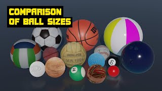 3D Comparison Of Ball Sizes