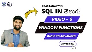 window functions in sql || telugu || Basic to Advanced