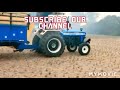 new holland 3630 te farmtrac pulling heavy load