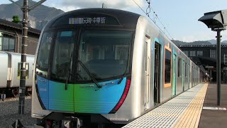 西武秩父線　西武秩父駅　西武４００００系（Ｓ-ＴＲＡＩＮ）