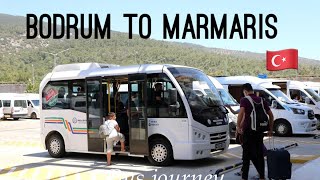 Bodrum to Marmaris bus Journey/ Travelling by road Turkey