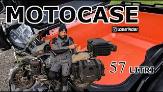 💥MOTOCASE 57 LITERS. LARGE, ROBUST, VERSATILE AND 🧨 EXTREMELY FINISHED ACCESSORY.