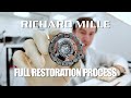 Watch This Richard Mille Go from Ruined to Pristine || Our Restoration Process