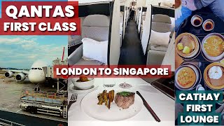 Qantas First Class - London to Singapore - Flight Review