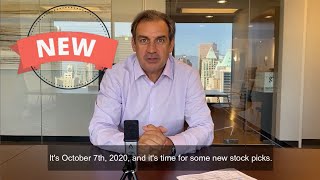 Constantine Lycos gives his top three stock picks for October 2020