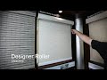 Hunter Douglas Designer Roller UltraGlide system at Carolina Blinds