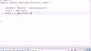 Java Programming Tutorial 61 Simple Polymorphic Program