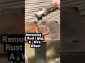 wire wheel cleaning rusty metal with random randy grinder wirebrush wirewheel rust