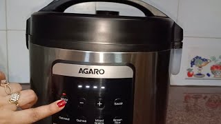 AGARO Royal Electric Rice Cooker,5 Litre Ceramic Coated Inner Bowl,Steam Basket