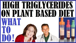 High Triglycerides On Plant Based Diet! What To Do!