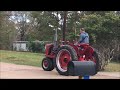 Driving the 1943 Farmall H