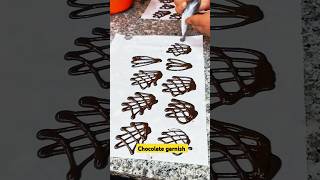 Chocolate garnish recipe