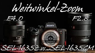 📷 SONY 16-35mm Weitwinkel-Objektive im Vergleich - Zeiss F4 OSS vs. 2.8 G-Master