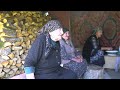 life in old village of dagestan. old women live in dagestan village. russia nowadays