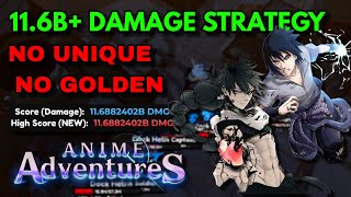 (NO UNIQUE/GOLDEN) 11.6B+ DAMAGE *TWO FAMM STRATEGY* TOURNAMENT 107 | Anime Adventures