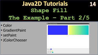 Shape Fill | Part 2 - About the Example | Java2D Tutorial #14