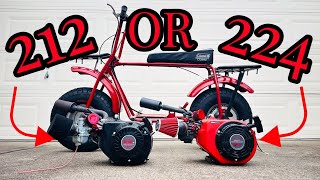 Built 224cc Predator VS a Built 212cc Predator Which is Faster?? 0 to 30 + Top Speed!!