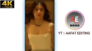 Teri Aankhon Mein Dikhta Jo Pyaar Mujhe whatsapp status Darshanraval | 4k full screen  AAFAT EDITING