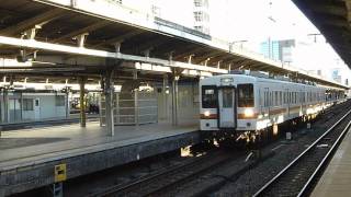 １１９系名古屋駅通過（大垣回送）