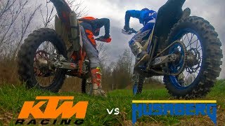 A day at the office | Ktm vs Husaberg