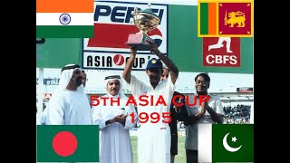 5th Asia Cup 1995 Highlights - India, Srilanka, Pakistan and Bangladesh