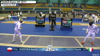 2018 387 M E Individual Doha QAT GP T64 01 blue PIZZO ITA vs KOSTKA POL