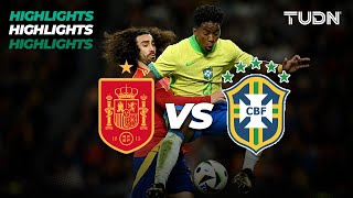 HIGHLIGHTS | España 3-3 Brasil | Amistoso Internacional | TUDN