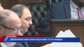 City speaks out about possible separation payment being removed from agenda