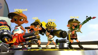 【Splatoon2】【ガチエリア】リグマ コンブ・タチウオ/ハイドラントカスタム