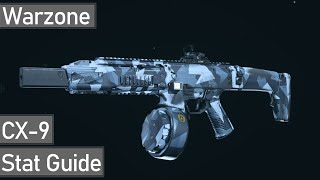 CX 9 Warzone Stat Guide