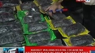 NTVL: Mahigit 8 kilo ng cocaine na nagkakahalaga ng P40-M, nasabat sa NAIA