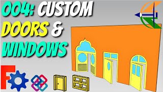 004 - How to Create Custom Doors and Windows | FreeCAD BIM Workbench